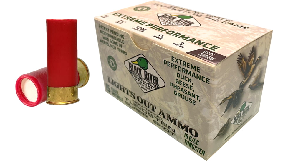 Black River Shot Company Premium Tungsten TSS 12 Gauge 2 3/4in 1oz Shotgun Ammunition