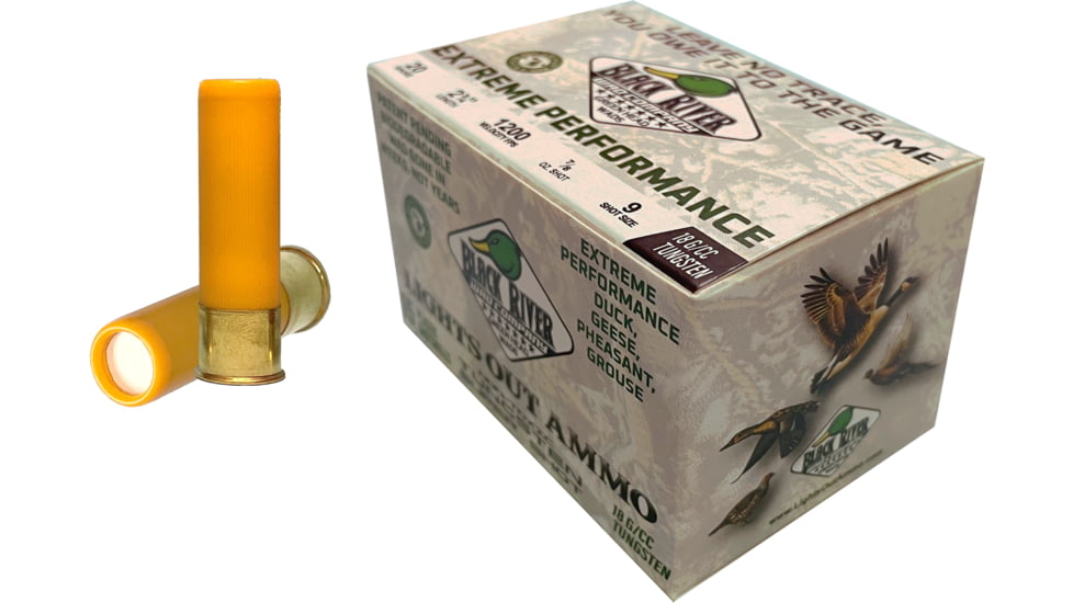 Black River Shot Company Premium Tungsten TSS 20 Gauge 2 3/4in 7/8oz Shotgun Ammunition