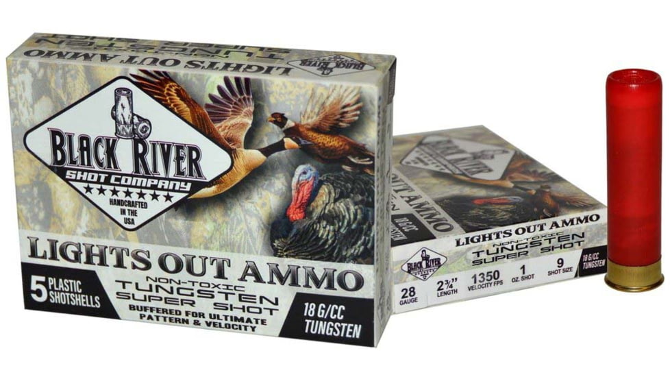 Black River Shot Company Premium Tungsten TSS 28 Gauge 2 3/4in 1oz Shotgun Ammunition