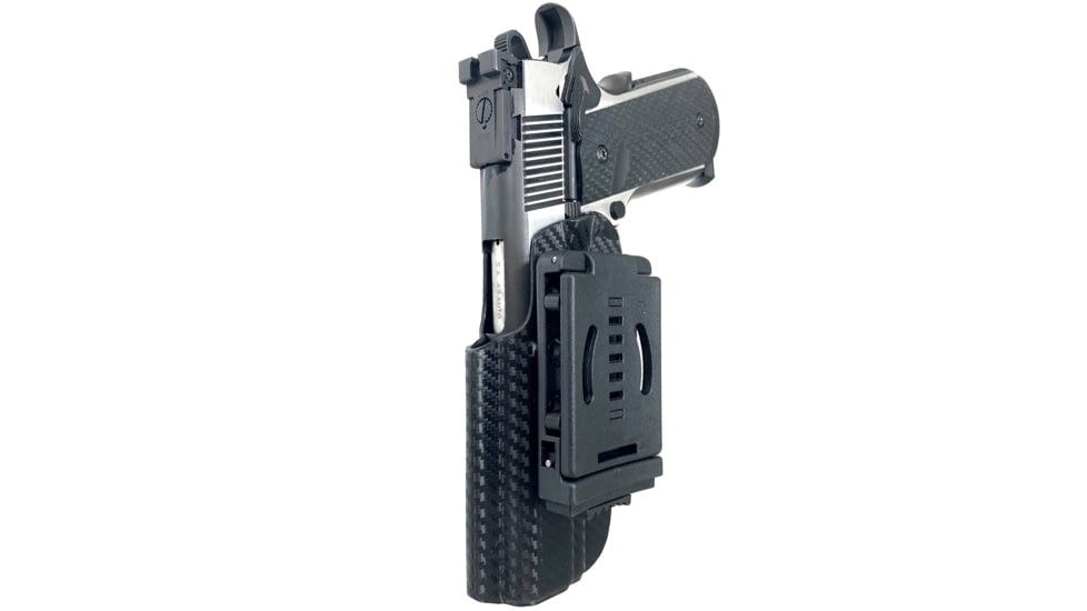 Black Scorpion Outdoor Gear 1911 4.25in Pro IDPA Competition Holster, Right Hand, Carbon Fiber, HC03-IDPA-19114CFRH