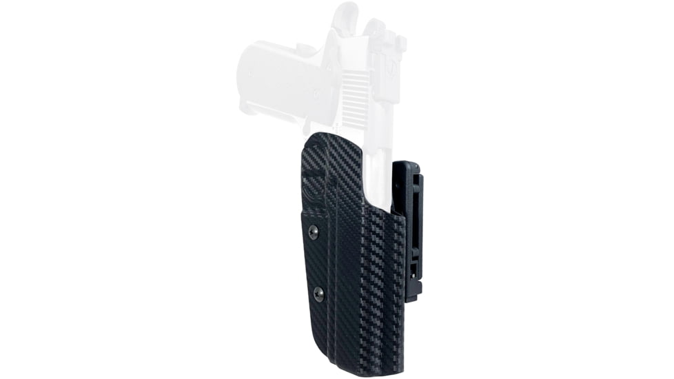 Black Scorpion Outdoor Gear 1911 4.25in Pro IDPA Competition Holster, Right Hand, Carbon Fiber, HC03-IDPA-19114CFRH