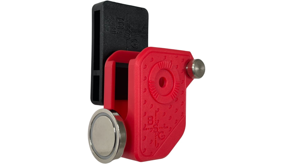 Black Scorpion Outdoor Gear Ambidextrous Double Stack Magazine Pouch w/ Magnet, Ambidextrous, Red, MP08-3333-01REDMG
