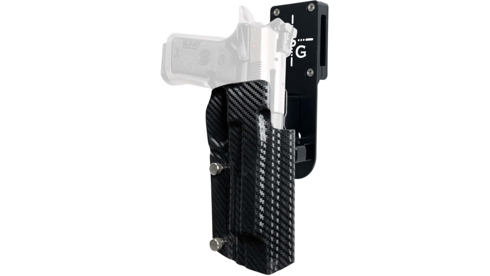 Black Scorpion Outdoor Gear Beretta 92X Performance Pro Heavy Duty Competition Holster, Right, Black/Carbon Fiber, HCD1-USPSABS-B92XCFRH