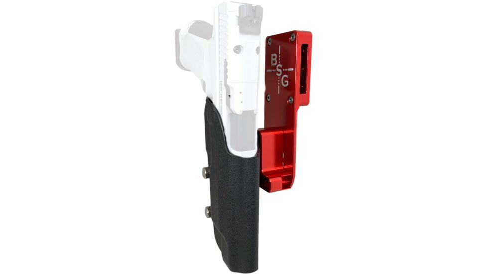 Black Scorpion Outdoor Gear Canik TP9SFx Pro Heavy Duty Competition Holster, Left, Red/Black, HCD2-USPSABS-TP9SFXBKLH