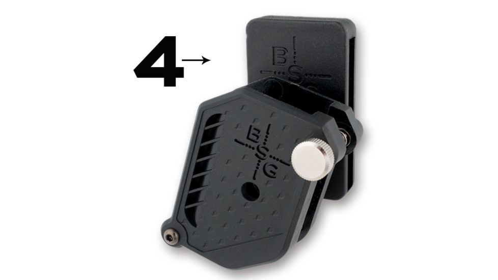 Black Scorpion Outdoor Gear Combo-Rig N1 - 4 Competition Magazine Pouch Storm Grand Master, Black CO11-3333-MPGMBK