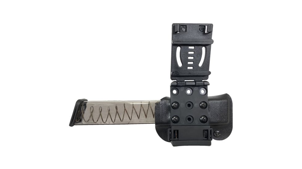 Black Scorpion Outdoor Gear Competition Magazine Pouch, Glock PCC, OWB, 1.5 - 1.75in Belts, Kydex, Black, MP07-PCCOW-BK