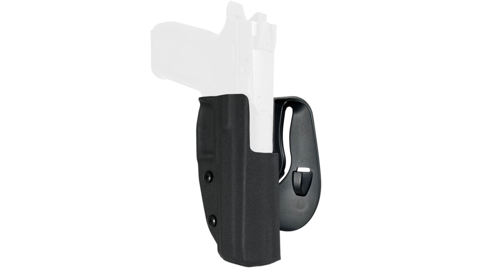 Black Scorpion Outdoor Gear CZ P-09 OWB Kydex Paddle Holster, Right Hand, Black, HC03-PADDLEP09BKRH