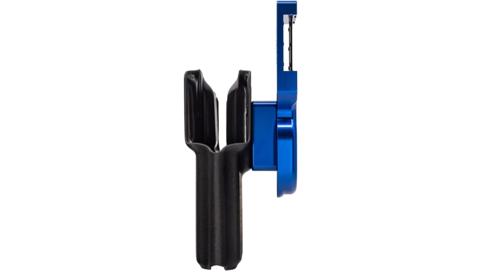 Black Scorpion Outdoor Gear CZ Shadow 2 Compact Pro Heavy Duty Competition Holster, Right Hand, Blue Belt Attachment - Black Holster, HCD3-USPBS-SHDWCOMP-BKRH