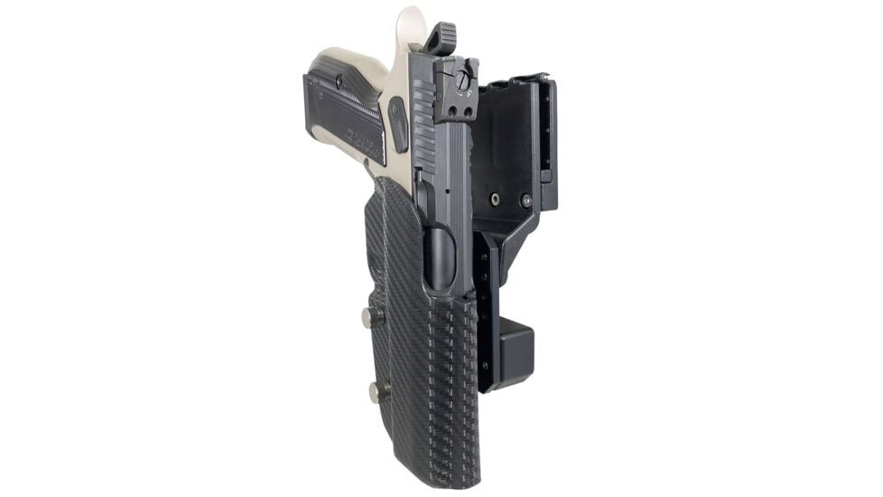 Black Scorpion Outdoor Gear CZ Shadow 2 Pro Competition Holster, Left Hand, Carbon Fiber, HC04-USPSA-SHADOWIICFLH