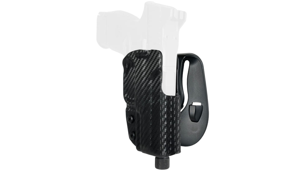 Black Scorpion Outdoor Gear FNH 509 Compact/Midsize OWB Kydex Paddle Holster, Right Hand, Carbon Fiber, HC03-PADDLEFN509CFRH