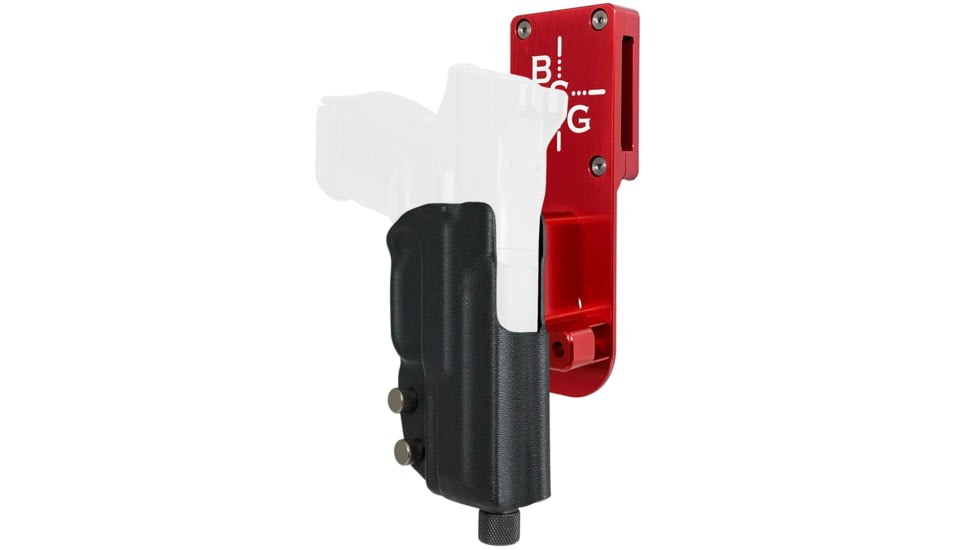 Black Scorpion Outdoor Gear FNH 509 Compact/Midsize Pro Heavy Duty Competition Holster, Left Hand, Red Shell / Black, HCD2-USPSABS-FN509BKLH