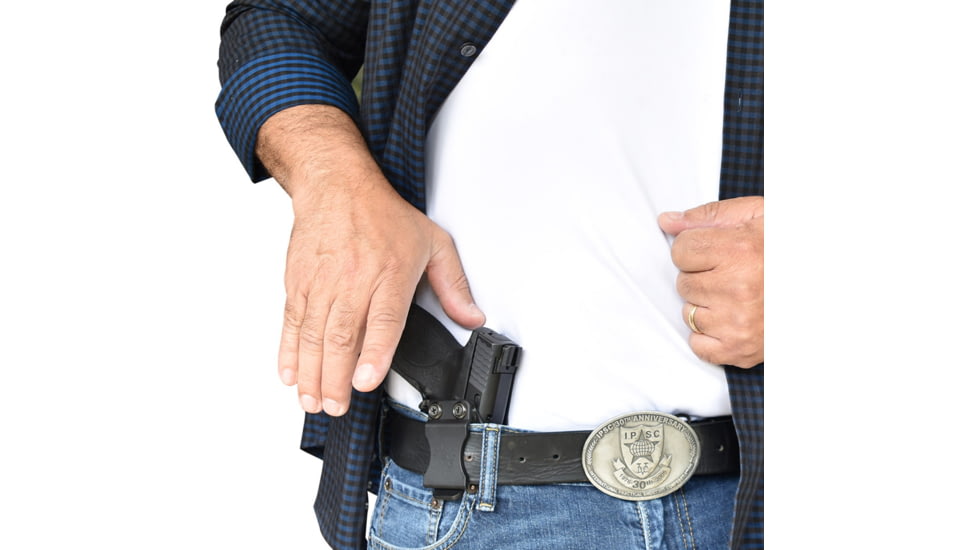 Black Scorpion Outdoor Gear Glock 17, 22, 31 IWB Kydex Holster, Right Hand, Black, HC11-IWB01-SCOGL17-BKRH