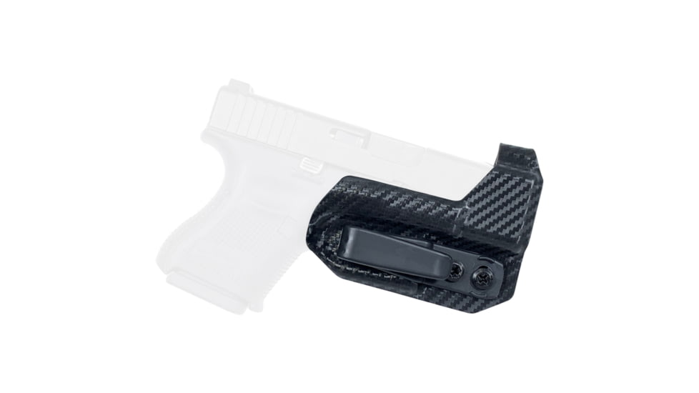 Black Scorpion Outdoor Gear Glock 26, 27, 33 Trigger Guard Tuckable Holster, Right Hand, Carbon Fiber, HC20-IWB01-GL26-CFRH