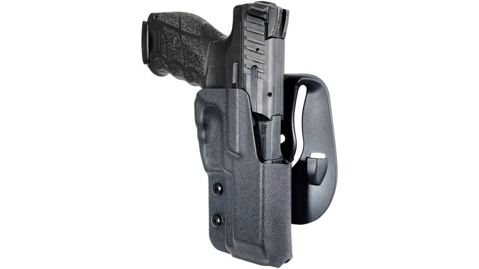 Black Scorpion Outdoor Gear Heckler &amp; Koch VP9 OWB Kydex Paddle Holster, Right Hand, Black, HC03-PADDLE-VP9BKRH
