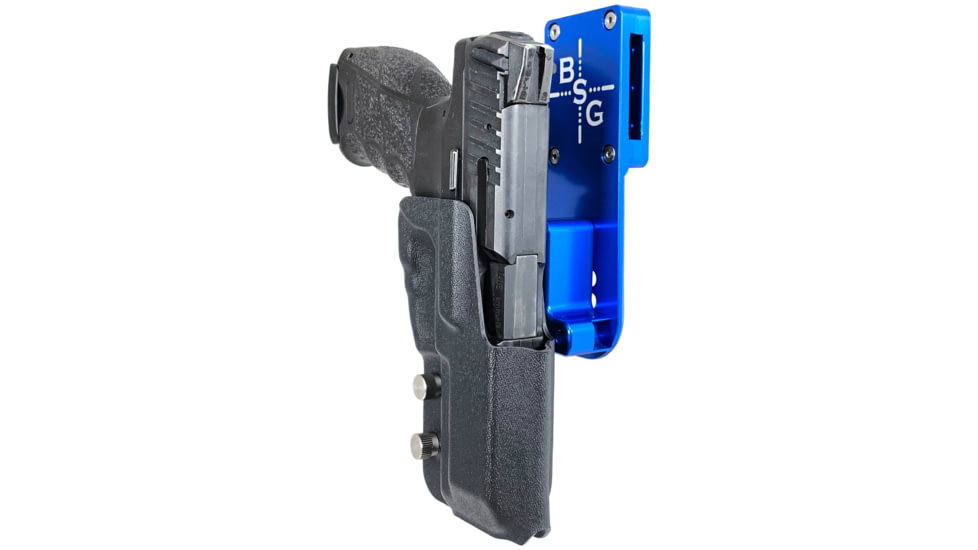 Black Scorpion Outdoor Gear Heckler &amp; Koch VP9 Pro Heavy Duty Competition Holster, Right Hand, Blue Shell / Black, HCD3-USPSABS-VP9BKRH