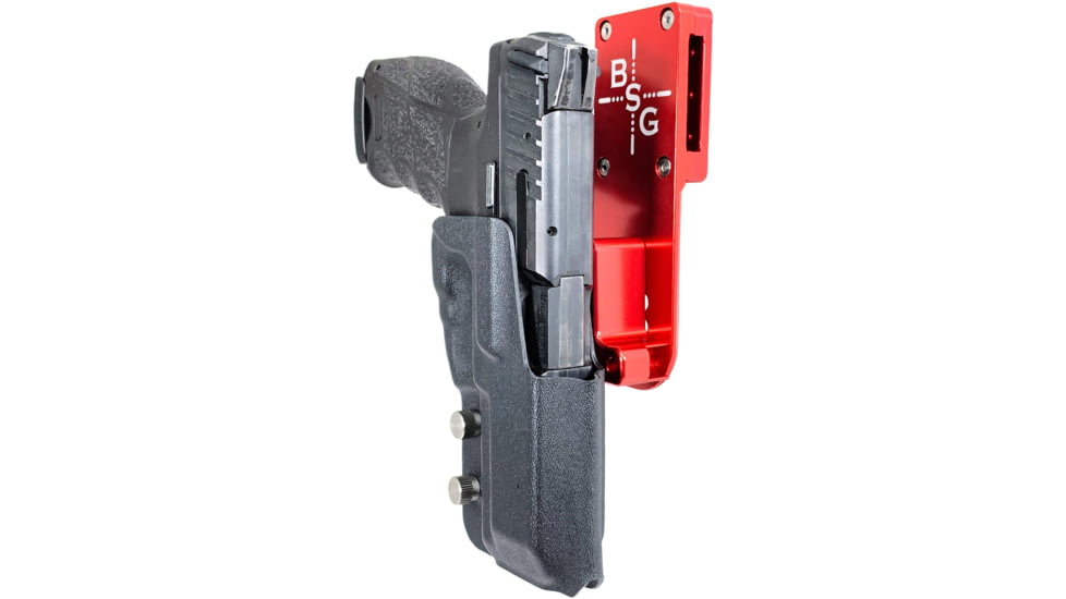 Black Scorpion Outdoor Gear Heckler &amp; Koch VP9 Pro Heavy Duty Competition Holster, Right Hand, Red Shell / Black, HCD2-USPSABS-VP9BKRH