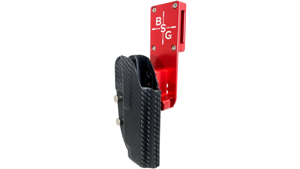 Black Scorpion Outdoor Gear Heckler &amp; Koch VP9 Pro Heavy Duty Competition Holster, Right Hand, Red Shell / Carbon Fiber, HCD2-USPSABS-VP9CFRH