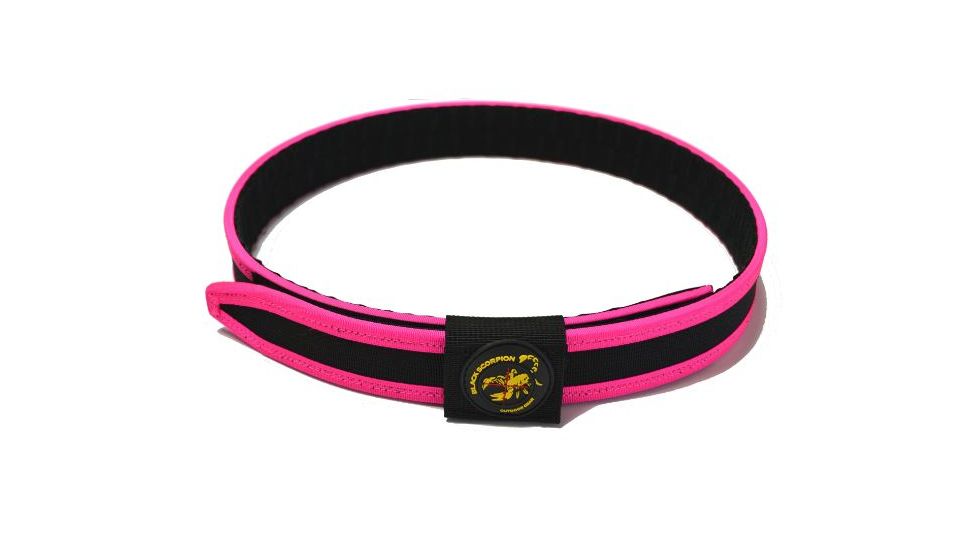Black Scorpion Outdoor Gear IPSC / USPSA Pro Champion Shooting Belt, Pink, Extra Large, BT01-1111-XLPNK