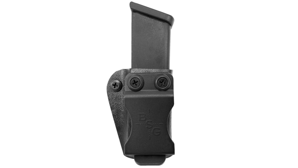 Black Scorpion Outdoor Gear IWB Pistol Magazine Pouch, GLOCK, Double Stack Magazines, 9mm Luger/ .40 S&amp;W, Kydex, Black, MP01-IWB-GLBKRH