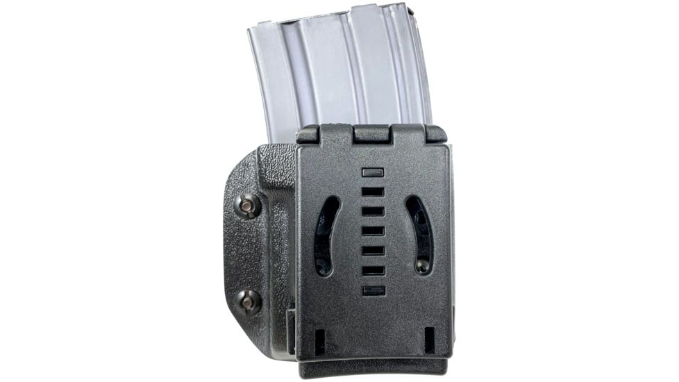 Black Scorpion Outdoor Gear Magazine Pouch, AR-15/ M4/ M16, Standard AR Magazines, Right Hand, OWB, 1.5 - 1.75in Belts, Kydex, Black, MP05-USPSA-BK
