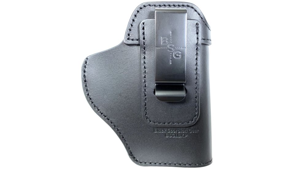 Black Scorpion Outdoor Gear Multi Gun, Leather IWB Holster, Right Hand, 1.5in Belts, Leather, Black, HC12-IWB04-BSGLBKP-BKRH