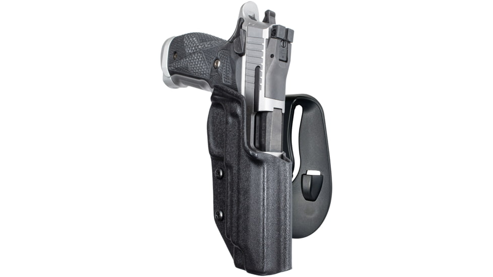 Black Scorpion Outdoor Gear OWB Paddle Holster, Sig Sauer P226 XFIVE, Right Hand, Black, HC03-PADDLE-P226X5-BKRH