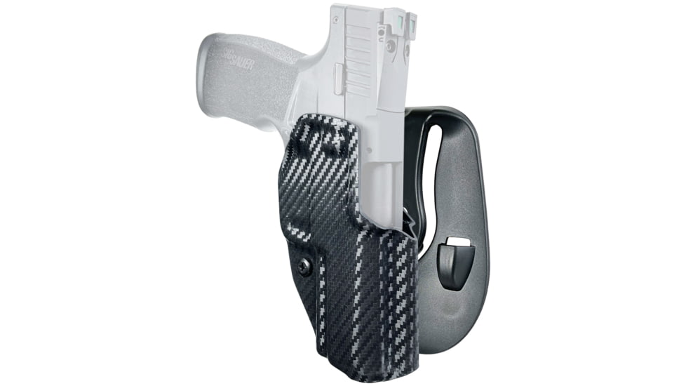 Black Scorpion Outdoor Gear OWB Paddle Holster, Sig Sauer P322, Right Hand, Carbon Fiber, HC03-PADDLE-P322-CFRH