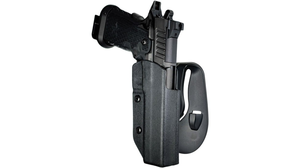 Black Scorpion Outdoor Gear OWB Paddle Holster, Staccato XC, Right Hand, Black, HC03-PADDLE-STACC
