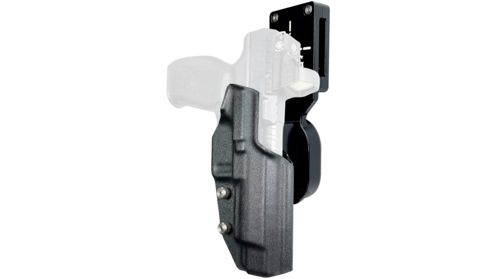 Black Scorpion Outdoor Gear Pro Heavy Duty Competition Kydex OWB Holster, Canik SFx Rival, Right Hand, Black Shell Black, HCD1-USPSABS-SFXRIVALBKRH