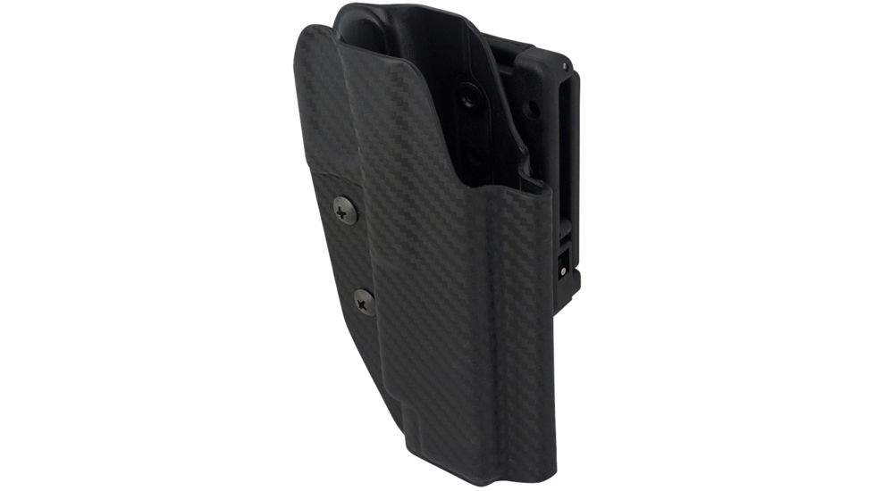 Black Scorpion Outdoor Gear Pro IDPA Competition Holster, Right Hand, GLOCK 17/ 19/ 19X/ 22/ 45, 4.02 - 4.49in Barrel, 1.5 - 1.75in Belts, Kydex, Carbon Fiber, HC03-IDPA-GL17CFRH