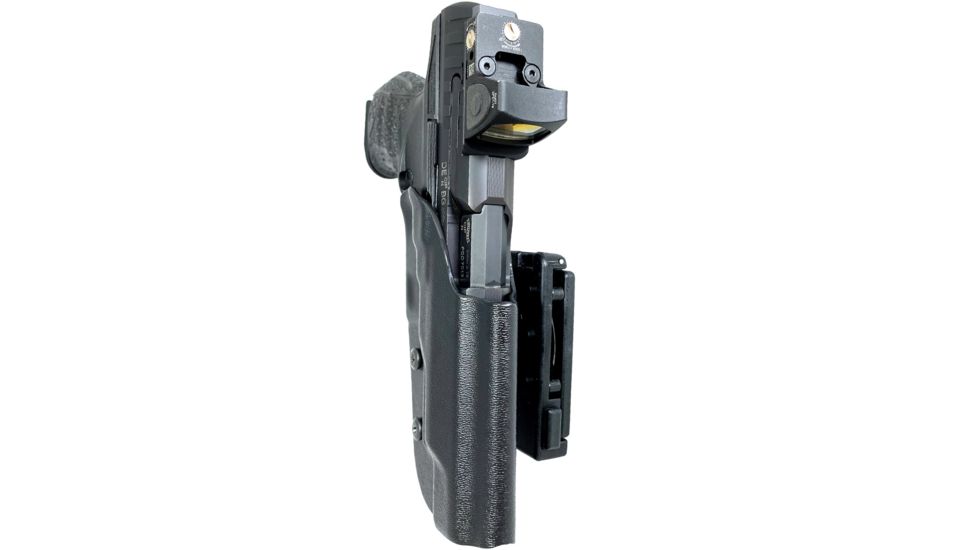 Black Scorpion Outdoor Gear Pro IDPA Competition Holster, Right Hand, Walther PPQ Mod 2/ PPQ Q5 Match, 5in Barrel, 1.5 - 1.75in Belts, Kydex, Black, HC03-IDPA-WALTHERQ5BKRH