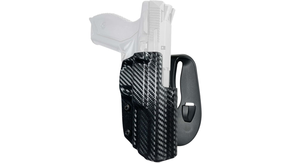Black Scorpion Outdoor Gear Ruger American 4.20 OWB Kydex Paddle Holster, Right, Carbon Fiber, HC03-P-RAMERICAN4-CFRH