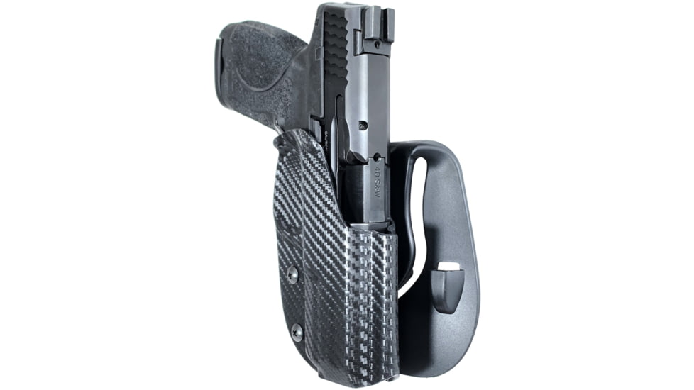 Black Scorpion Outdoor Gear Smith &amp; Wesson M&amp;P9 M&amp;P40 4.25in OWB Kydex Paddle Holster, Right Hand, Carbon Fiber, HC03-PADDLE-MP9CFRH
