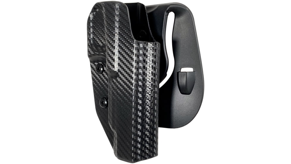 Black Scorpion Outdoor Gear Smith &amp; Wesson M&amp;P9 M&amp;P40 5in OWB Kydex Paddle Holster, Right Hand, Carbon Fiber, HC03-PADDLE-MP5CFRH