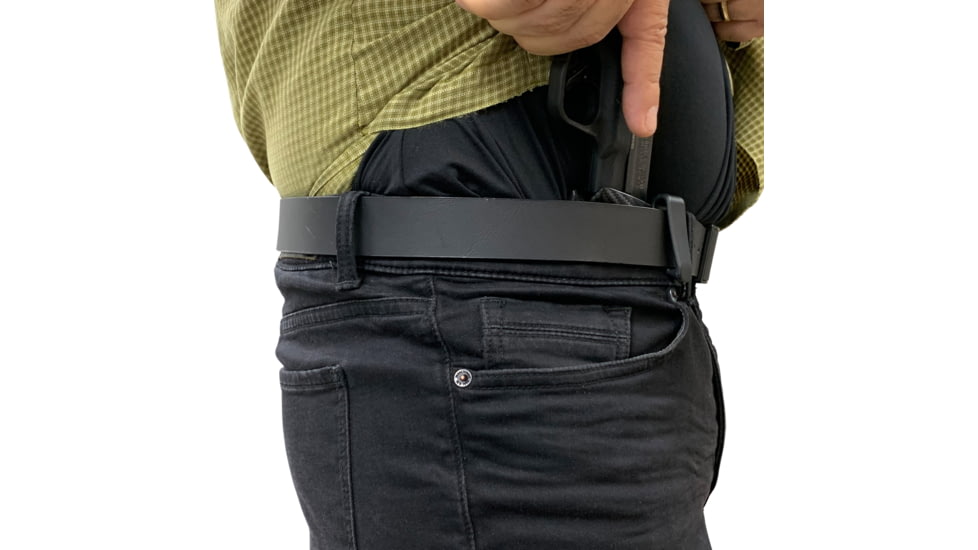 Black Scorpion Outdoor Gear SPRINFIELD HELLCAT OWB Kydex Holster, Right, Black, HC24-OWBCONCEL-HELLCATBKRH