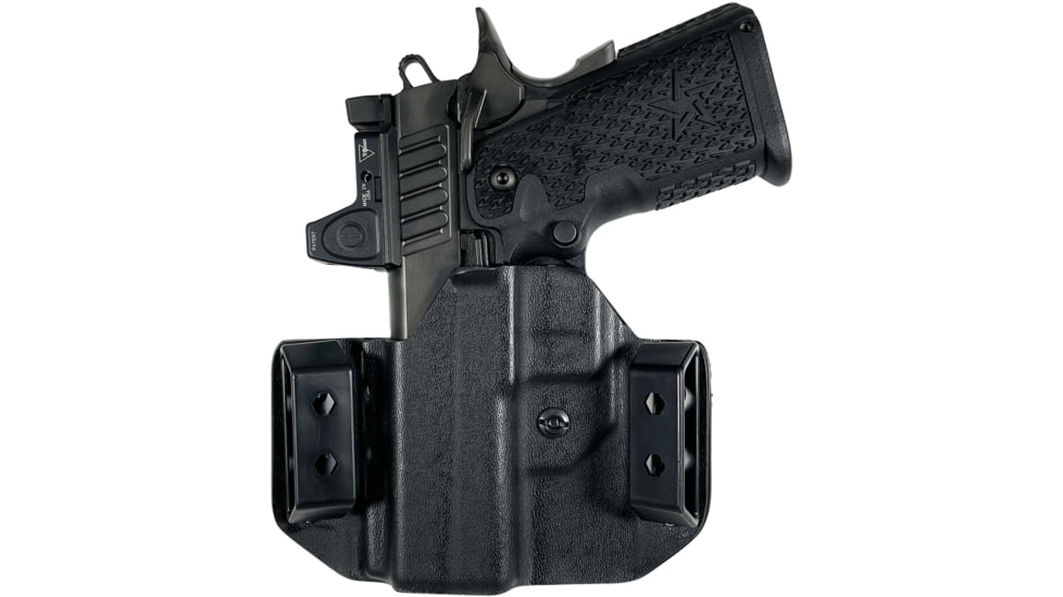 Black Scorpion Outdoor Gear Staccato C2 OWB Kydex Holster, Right, Black, HC24-OWBCONCEL-STACBK