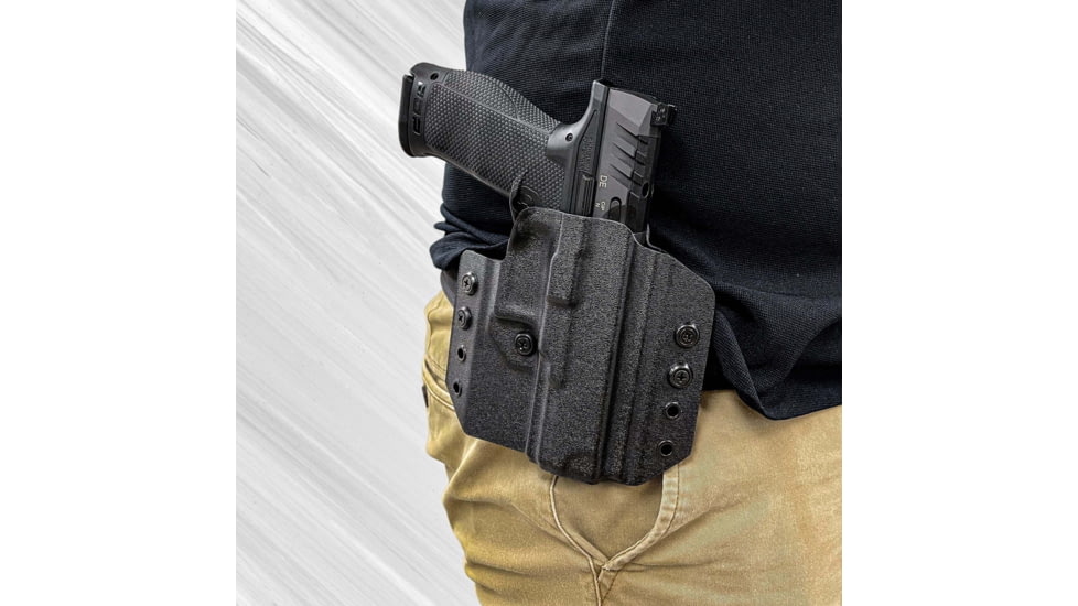 Black Scorpion Outdoor Gear Staccato C2 OWB Kydex Holster, Right, Black, HC24-OWBCONCEL-STACBK