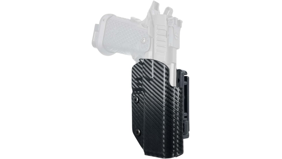 Black Scorpion Outdoor Gear Staccato P DUO Pro IDPA Competition Holster, Right, Carbon Fiber, HC03-IDPA-STACP-CFRH