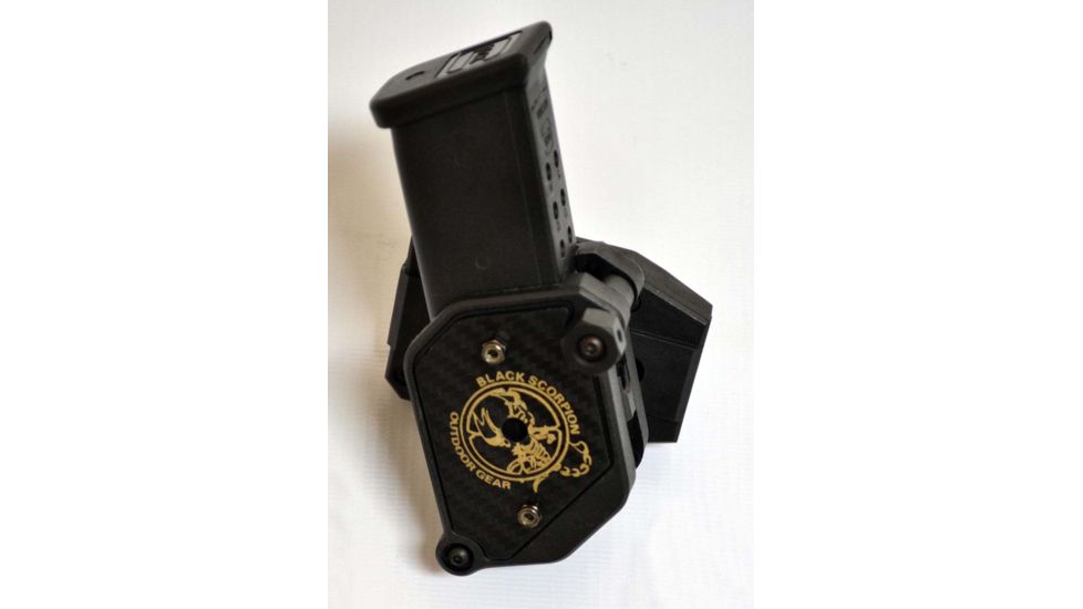 Black Scorpion Outdoor Gear Storm II Competition Magazine Pouch,Ultra Color w/Red/Blue/Yellow Faceplates MP01-2222-02C