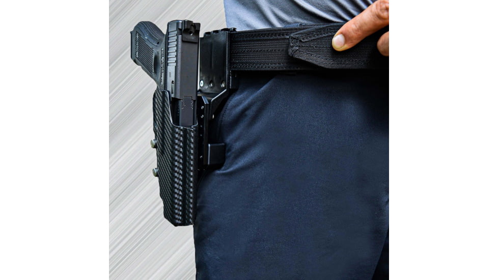 Black Scorpion Outdoor Gear Tanfoglio Stock 3 Pro Competition Holster, Right, Carbon Fiber, HC04-USPSA-STOCK3CFRH