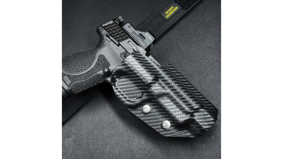 Black Scorpion Outdoor Gear Tanfoglio Stock 3 Pro Competition Holster, Right, Carbon Fiber, HC04-USPSA-STOCK3CFRH