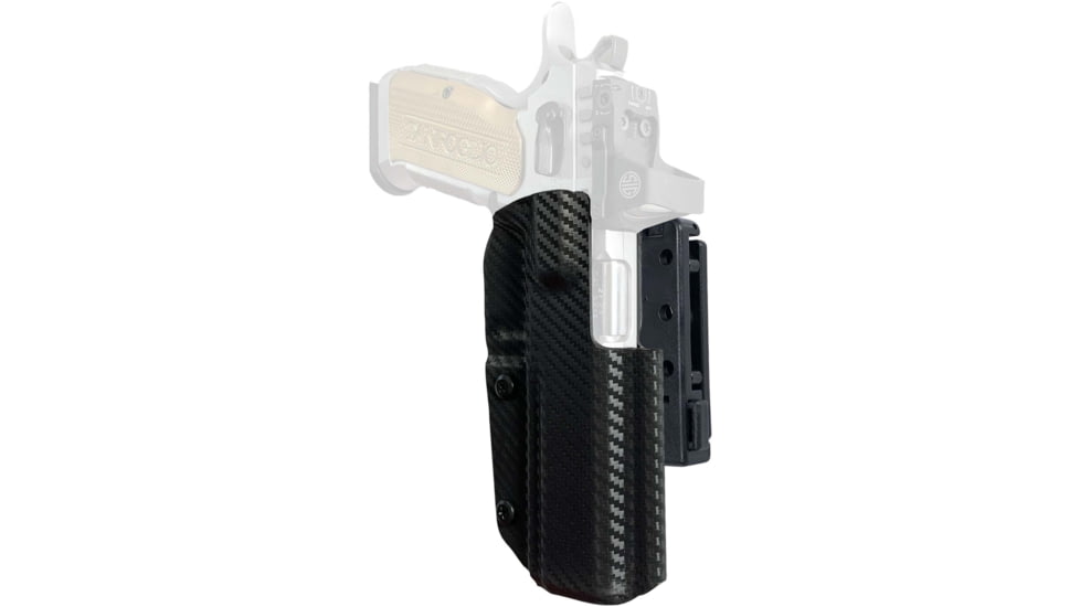 Black Scorpion Outdoor Gear Tanfoglio Stock 3 Pro IDPA Holster, Right, Carbon Fiber, HC03-IDPA-STOCK3CFRH