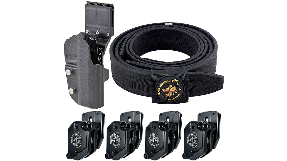 Black Scorpion Outdoor Gear USPSA Grand Master Production Holster / Shooting Belt Combo