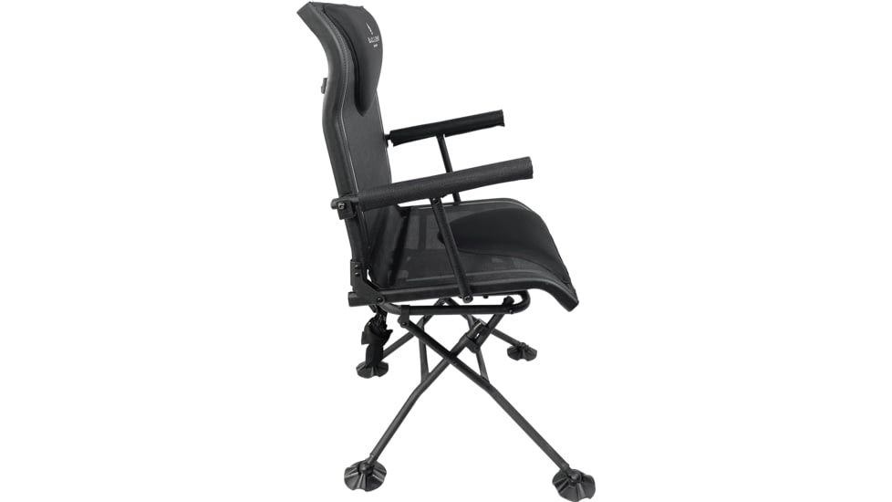 BLACK SIERRA EQUIPMENT Deluxe Swivel Chail, Black, HCH-001-BK