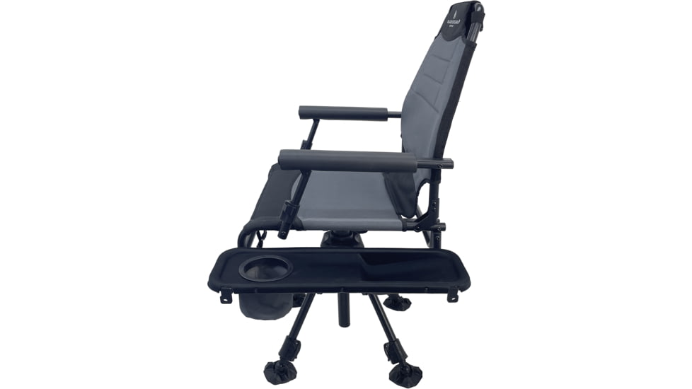 BLACK SIERRA EQUIPMENT Heated HI-LINE Swivel Chair, Gray, HCH-032H-GRY-BSE