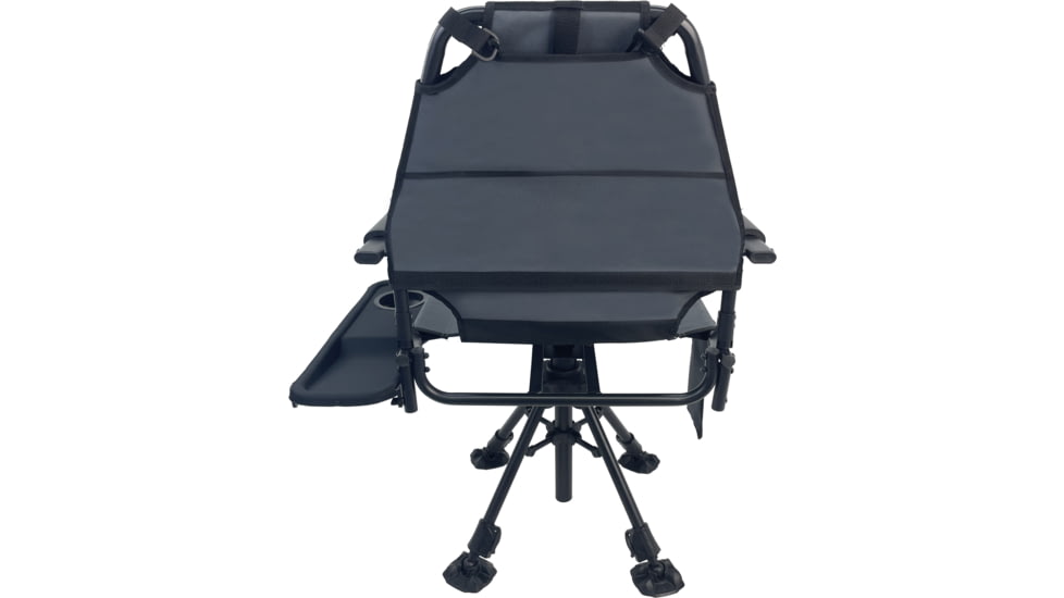 BLACK SIERRA EQUIPMENT Heated HI-LINE Swivel Chair, Gray, HCH-032H-GRY-BSE