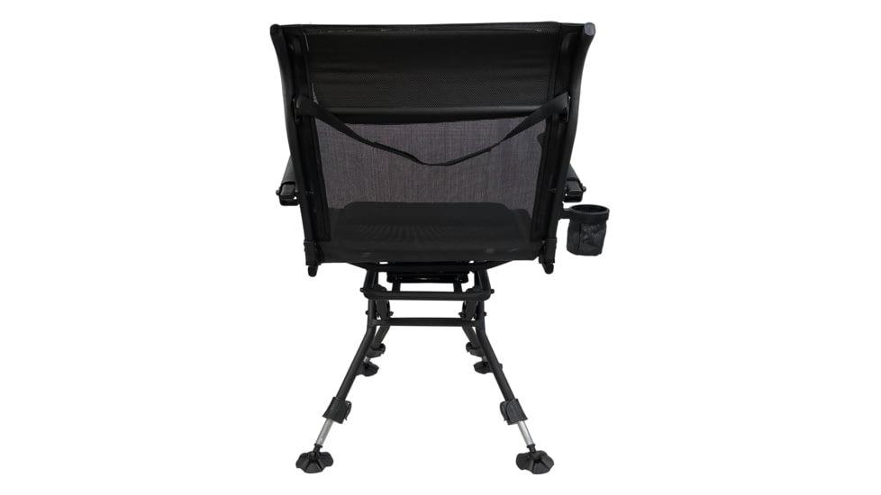 BLACK SIERRA EQUIPMENT Nitro Pro Swivel Chair,Black, HCH-024-BLK-BS
