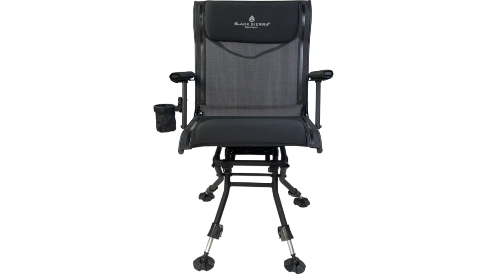 BLACK SIERRA EQUIPMENT Nitro Pro Swivel Chair,Brown, HCH-024-BR