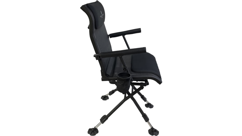 BLACK SIERRA EQUIPMENT Nitro Pro Swivel Chair,Brown, HCH-024-BR