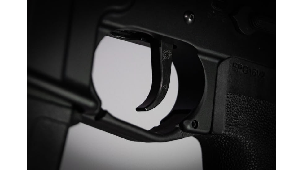 Black Talon Tactical Adjustable Curved Bow Calibrated Drop in AR Trigger, 2.5-5.25 lb, Black, 106001001